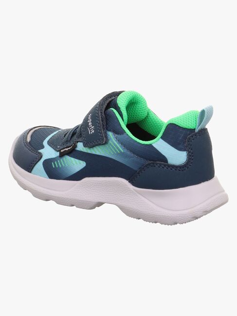 Superfit Rush WP Sneaker, Blau/Hellgrün