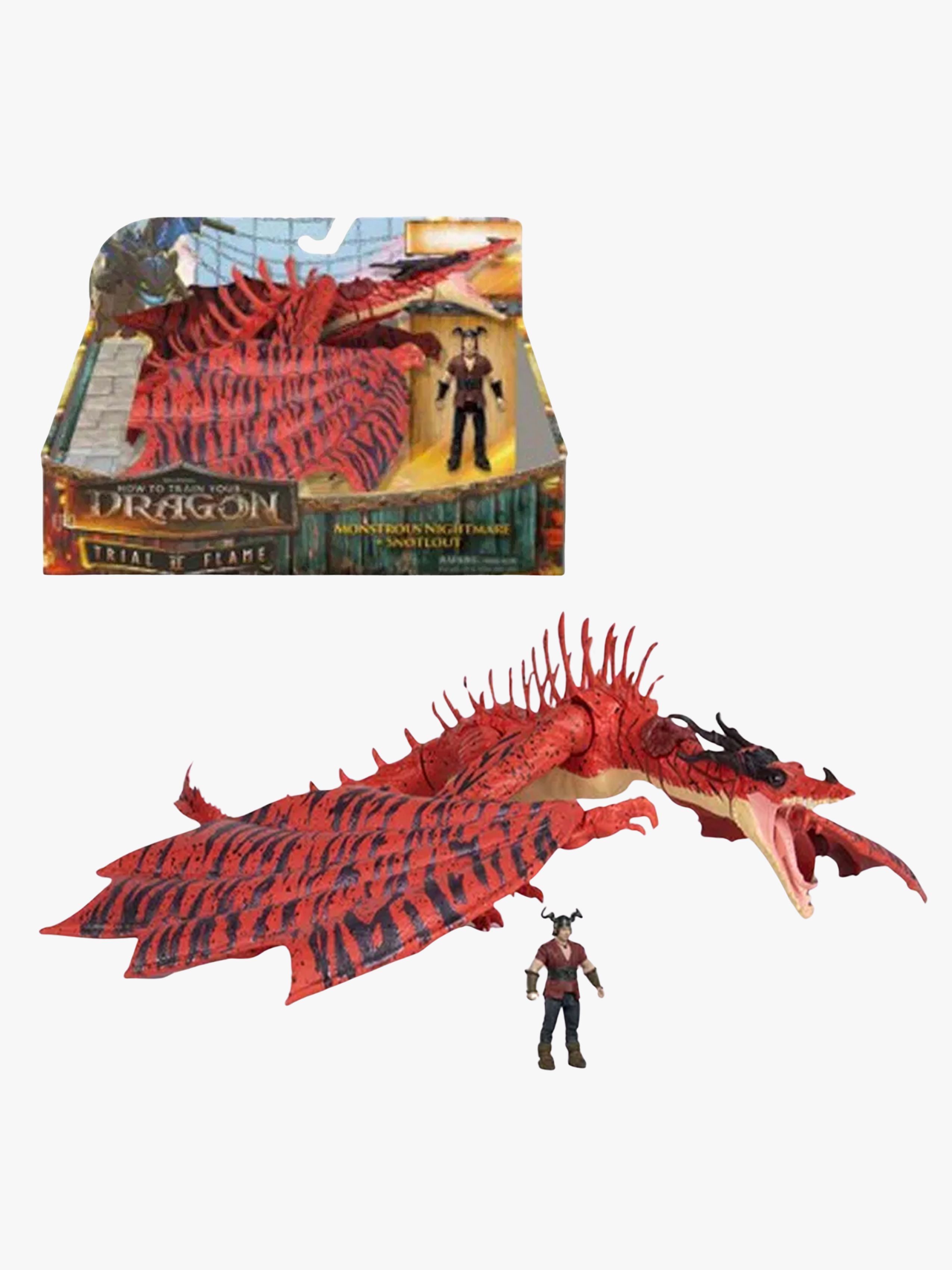 Trial of Flame Viking & Dragon Spielset Nightmare & Snotlout