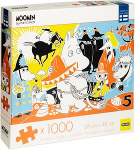 Mumin Comic Book Cover 5 Puzzle 1000 Teile