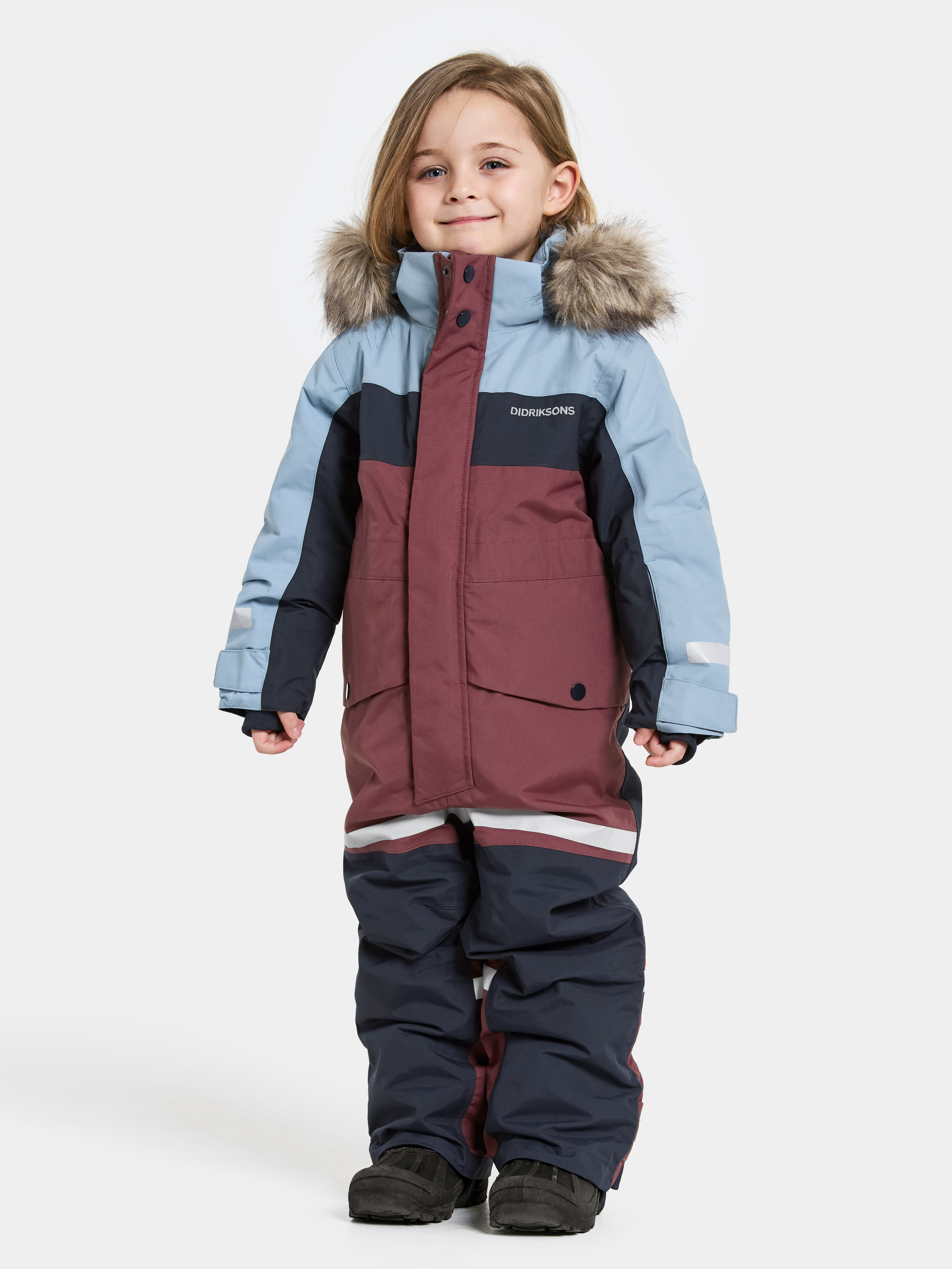 Didriksons Bjärven Overall, Anemon Red, 120