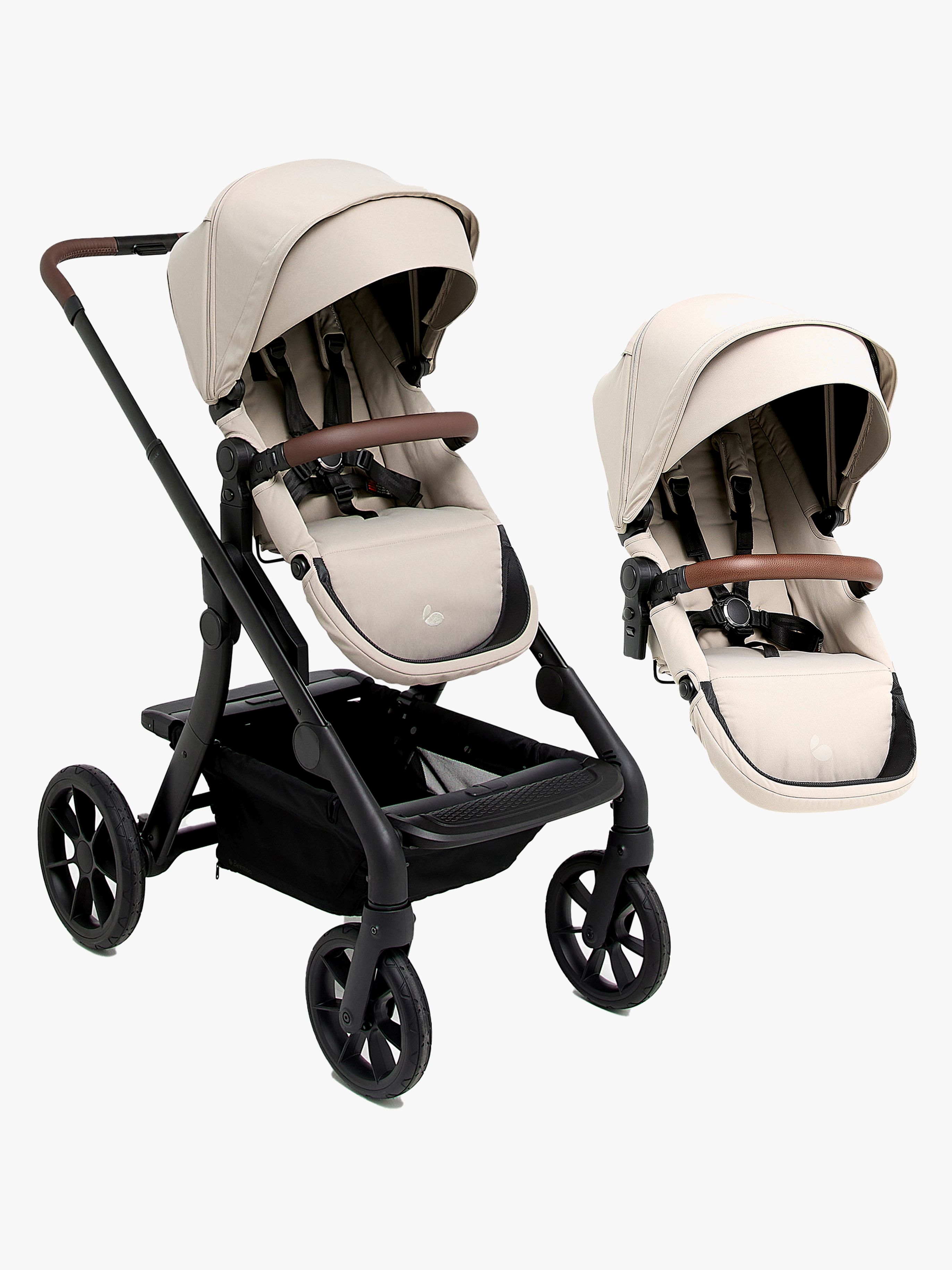 Beemoo Pro Max Geschwisterwagen, Latte Beige