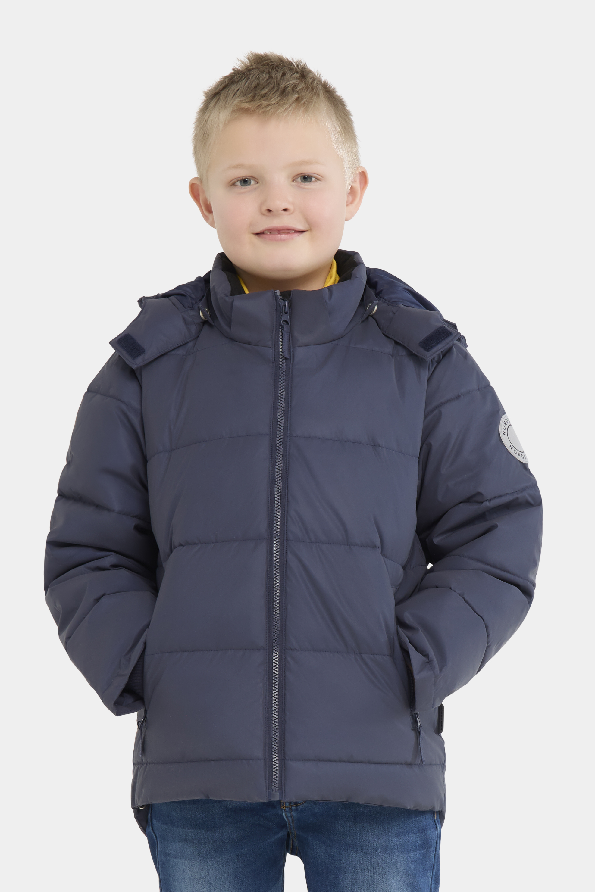 Nordbjørn Star Reflektierender Winterjacke, Blau, 116