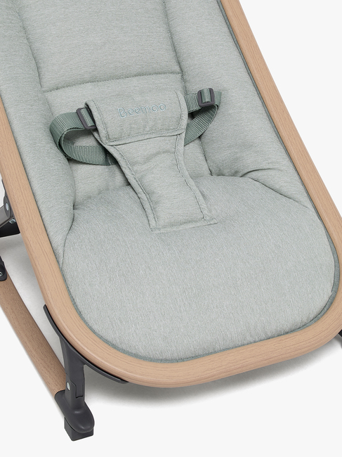 Beemoo PLAY Soothe Babywippe, Green Melange/Nature