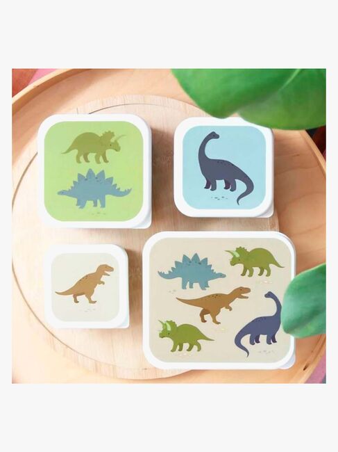 A Little Lovely Company Lunchbox-Set, Dinosaur