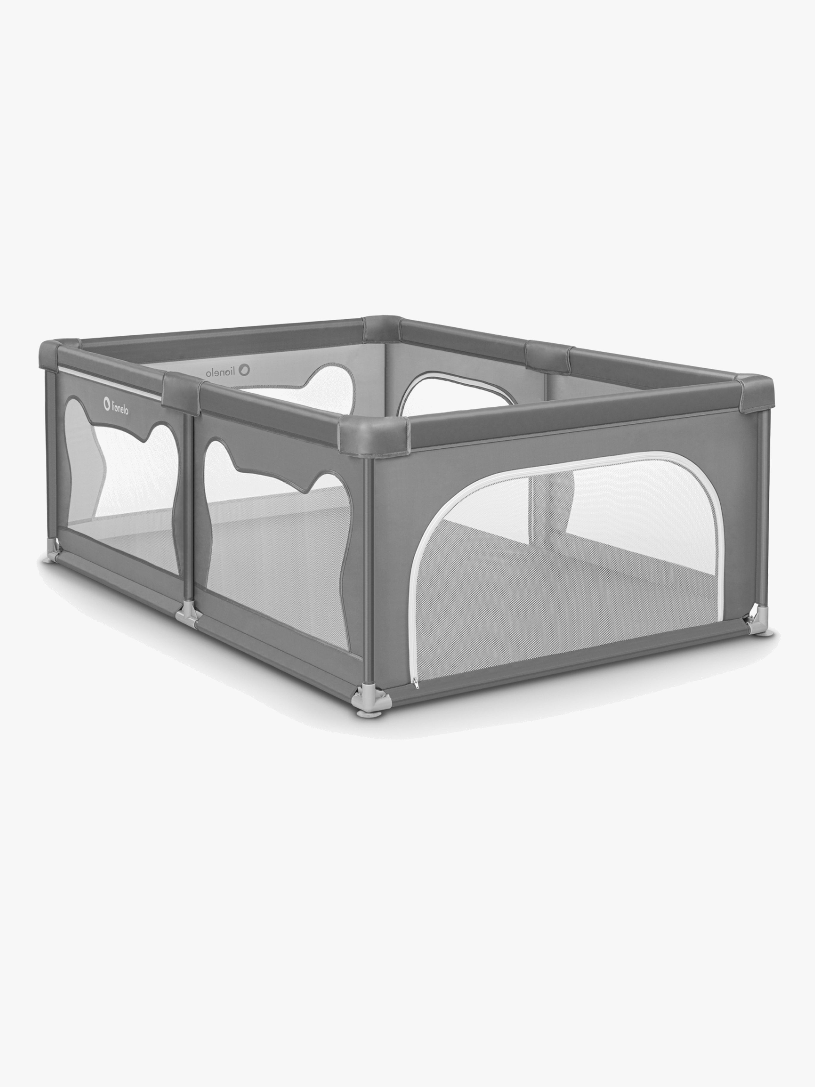 WILLOW Laufgitter für Kinder & Babys, Grey Concrete