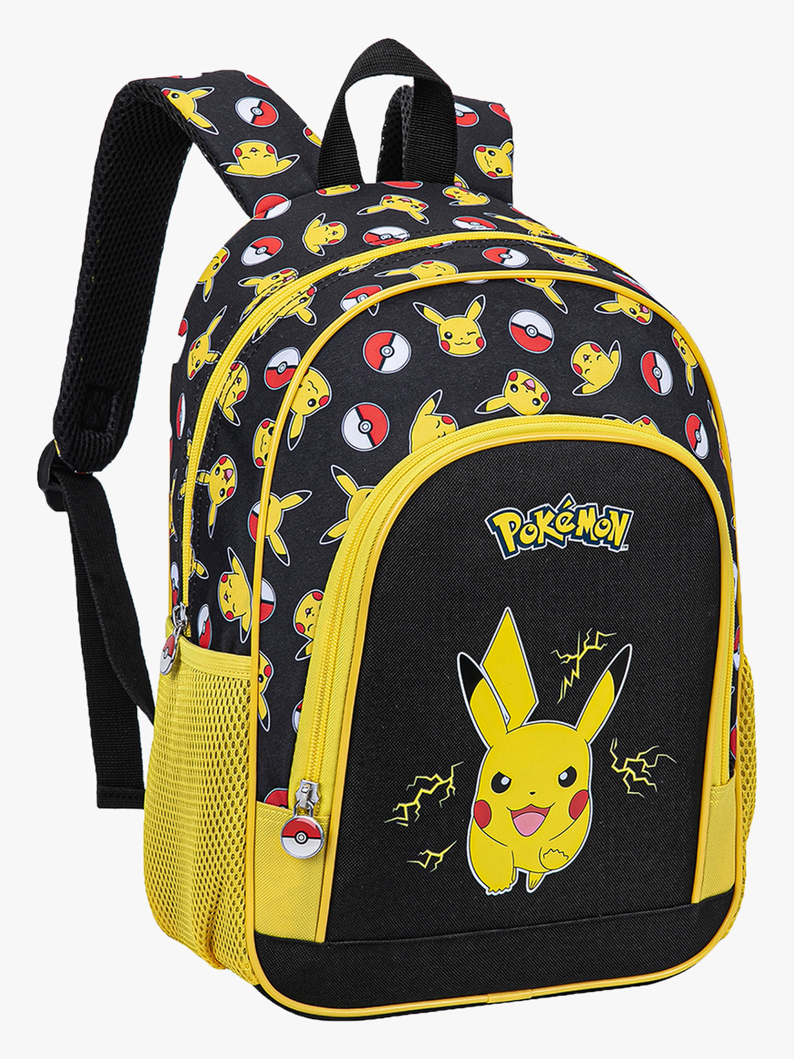 Pokémon Pikachu Kinder Rucksack 11L, Schwarz