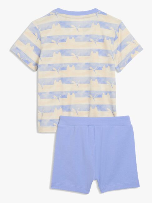 Puma T-Shirt Und Shorts Gabby's Dollhouse Minicats Set, Lila