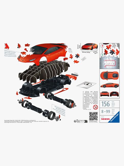 Ravensburger Lamborghini Huracán EVO MK2 3D-Puzzle 156 Teile