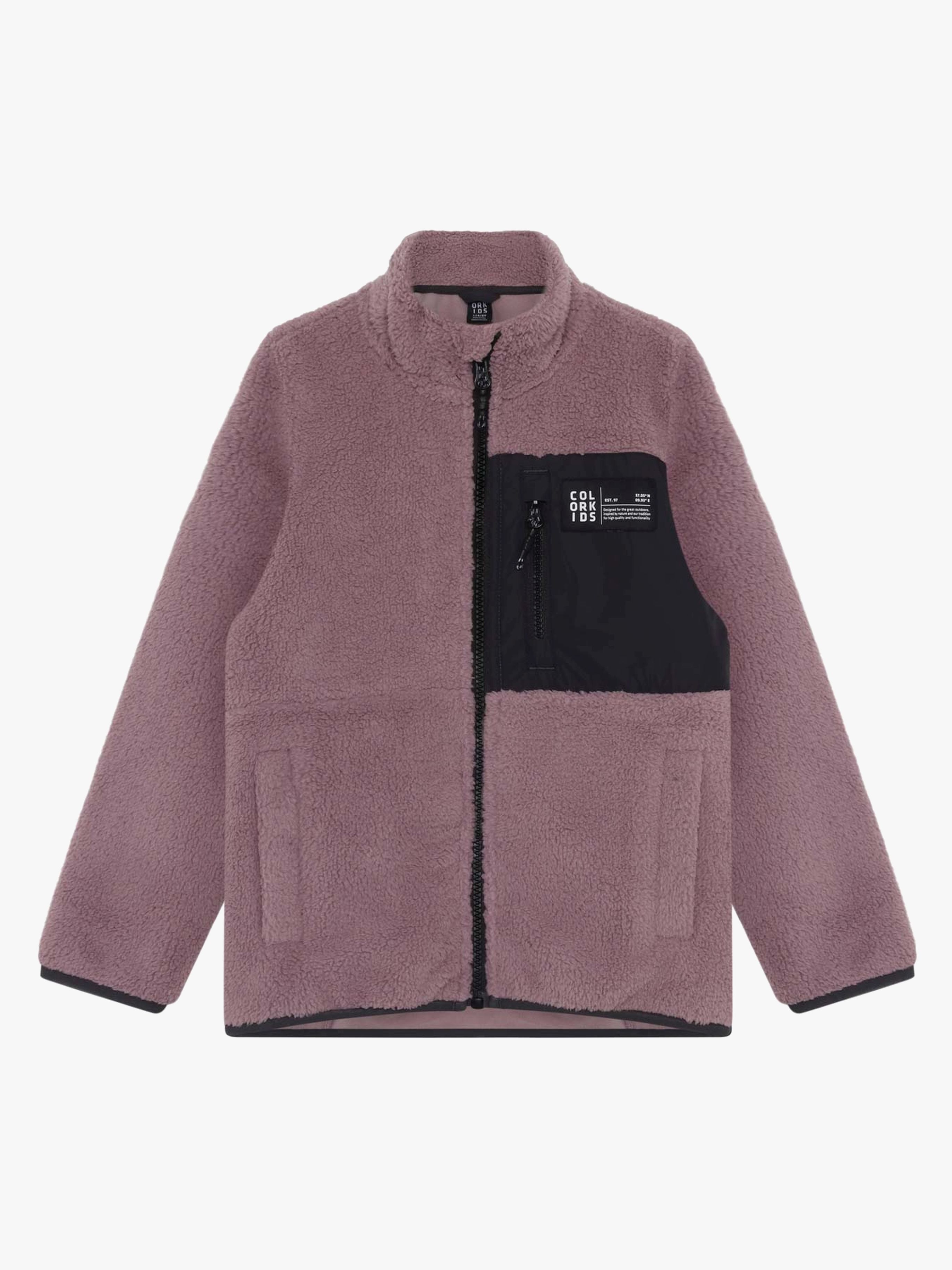 Color Kids Teddyfleecejacke, Toadstool, 128