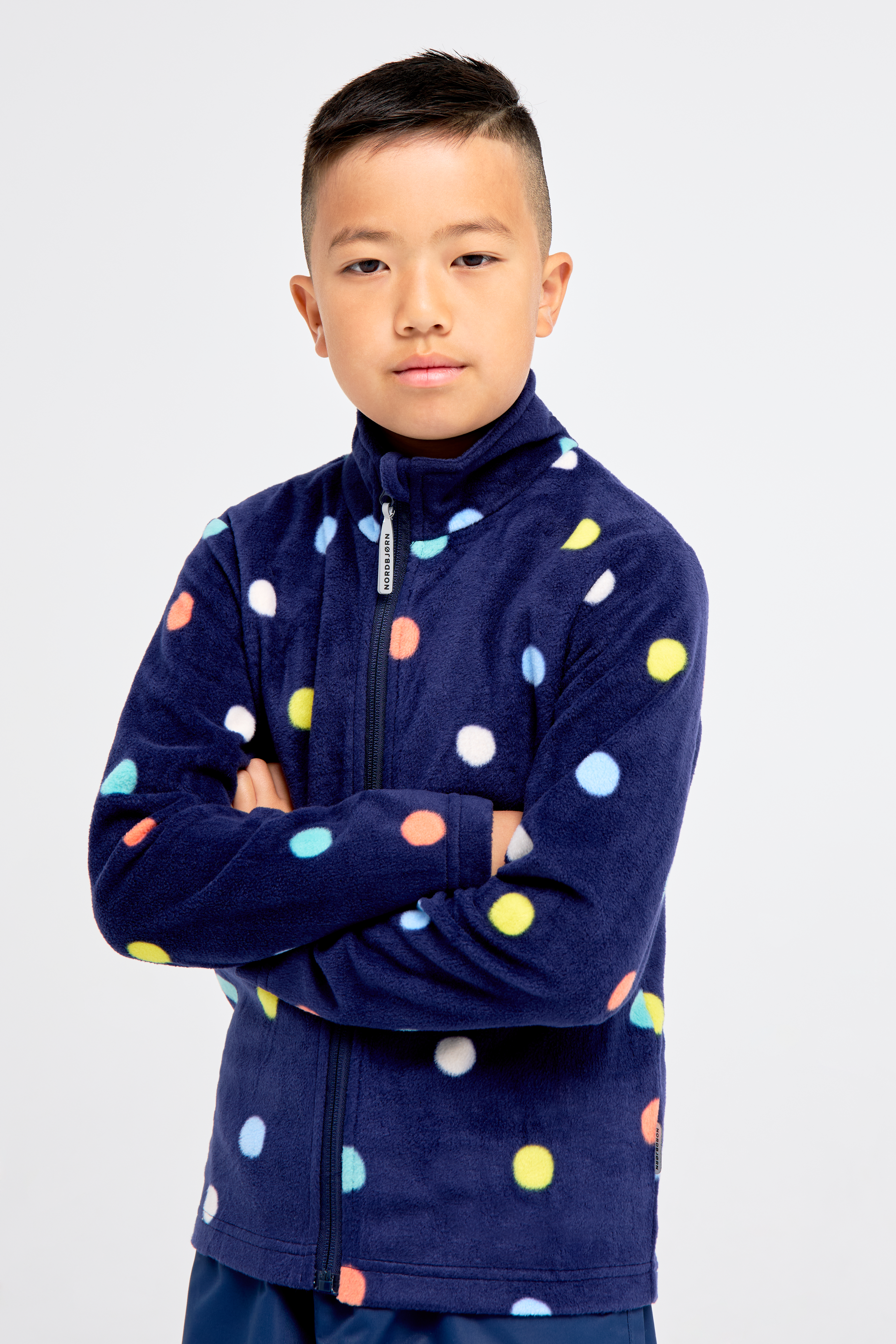 Nordbjørn Malö Fleecejacke, Dotty Eclipse, 110-116