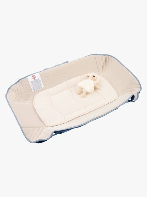 Voksi Carry Me Babytragetasche, Misty Blue Leaf