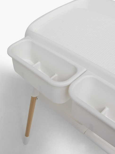 Beemoo CARE Nordic Wickeltisch, White/Wood