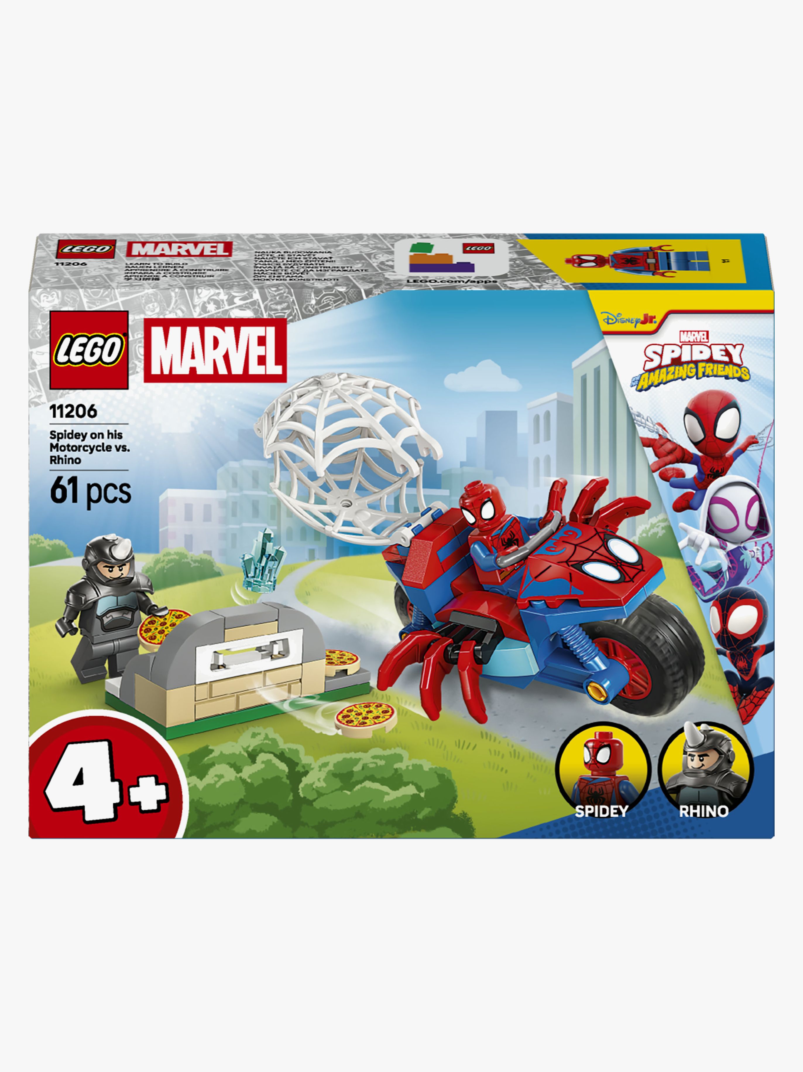LEGO Spidey 11206 Spidey auf Motorrad vs. Rhino