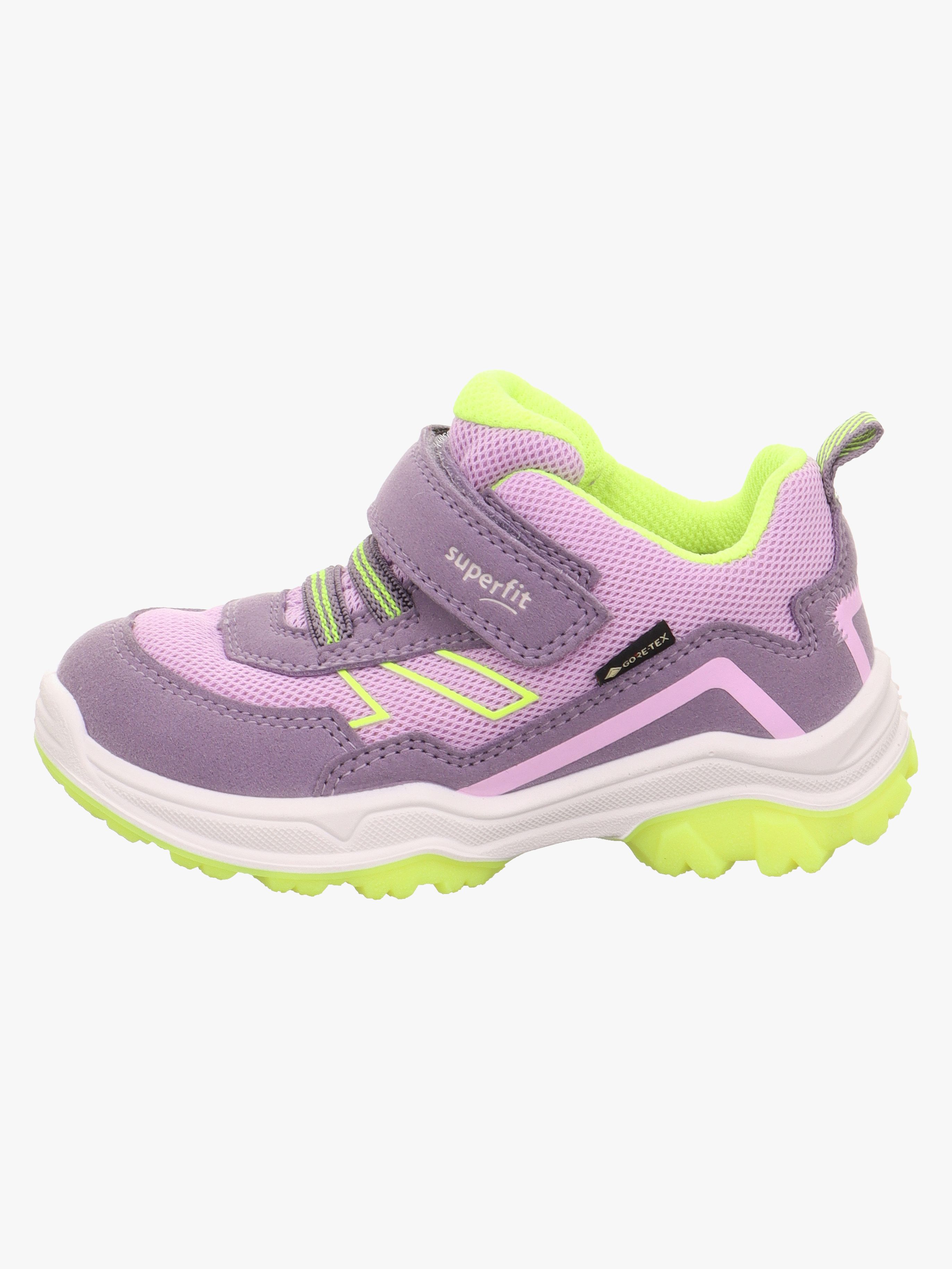 Superfit Jupiter GTX Kinder Sneaker, Purple/Yellow, 25, Kinderschuhe