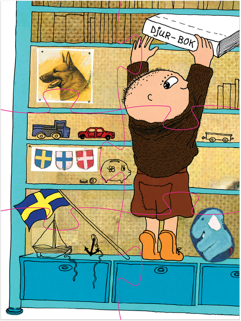 Barbo Toys Willi Wiberg Deco Puzzles 3-in-1