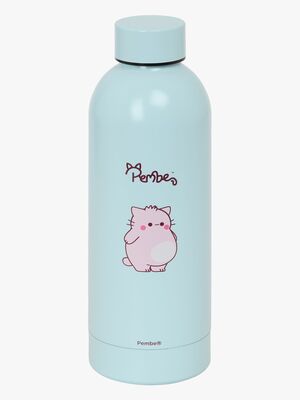 Pembe Stainless Steel Trinkflasche 500ml, The Pink Cat