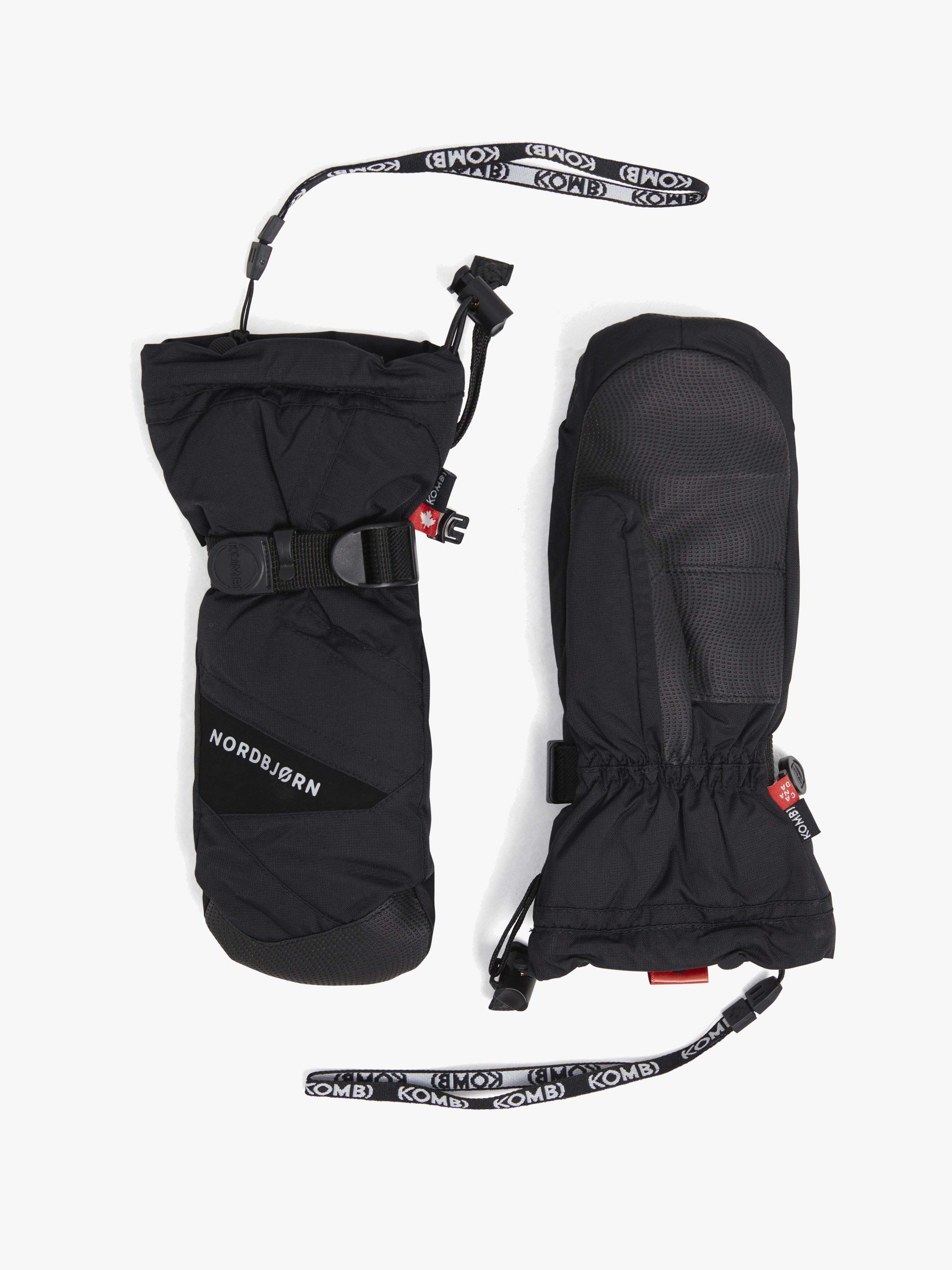 Nordbjørn Valley Jr Fäustlinge, Black, XS