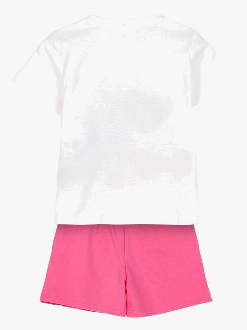 Gabby's Dollhouse T-Shirt & Shorts Set, Weiß/Rosa