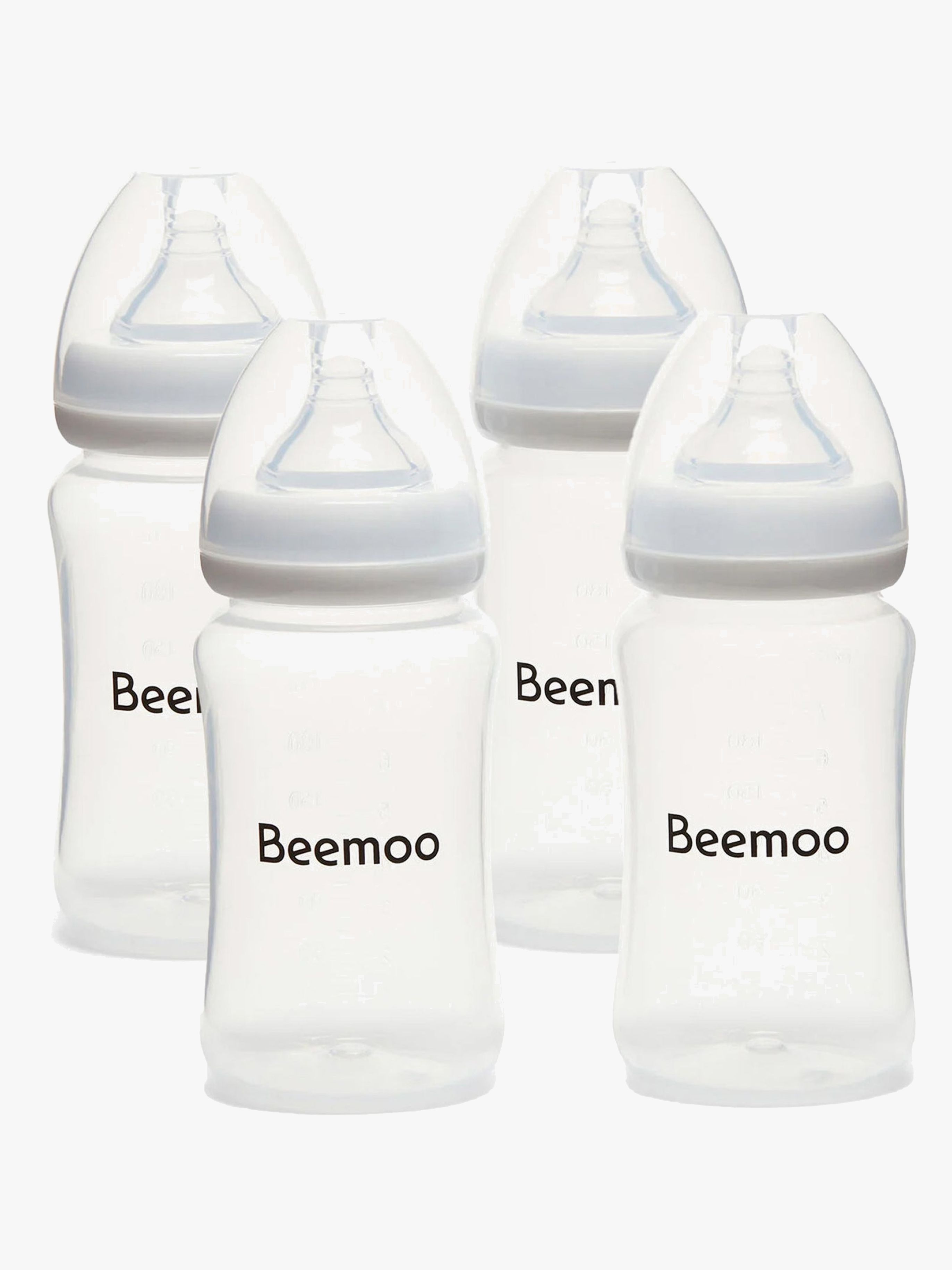 Beemoo CARE Muttermilchflasche 240 ml, 4er-Pack