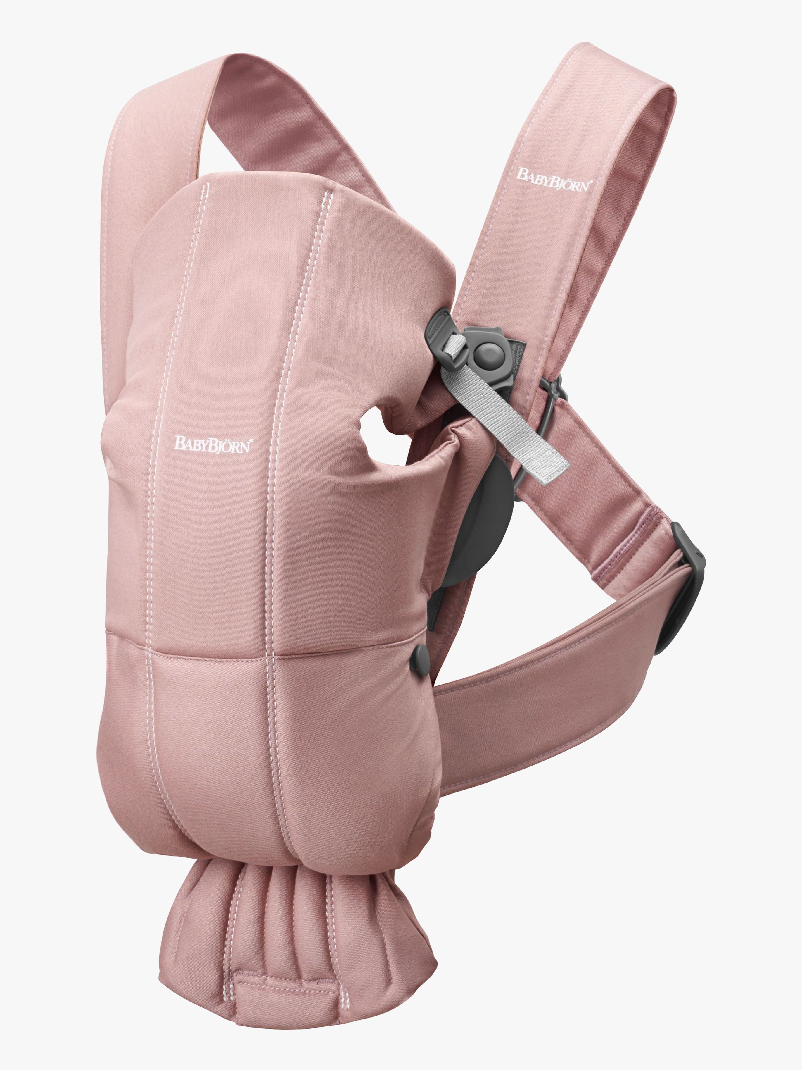 Mini Babytrage Gewebt, Dusty Pink