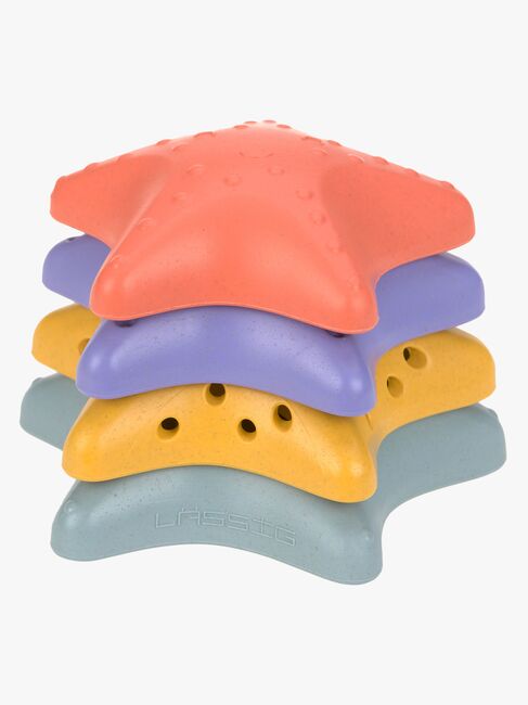 Lässig Seestern Stapelspielzeug, Pink/Lilac/Yellow/Blue