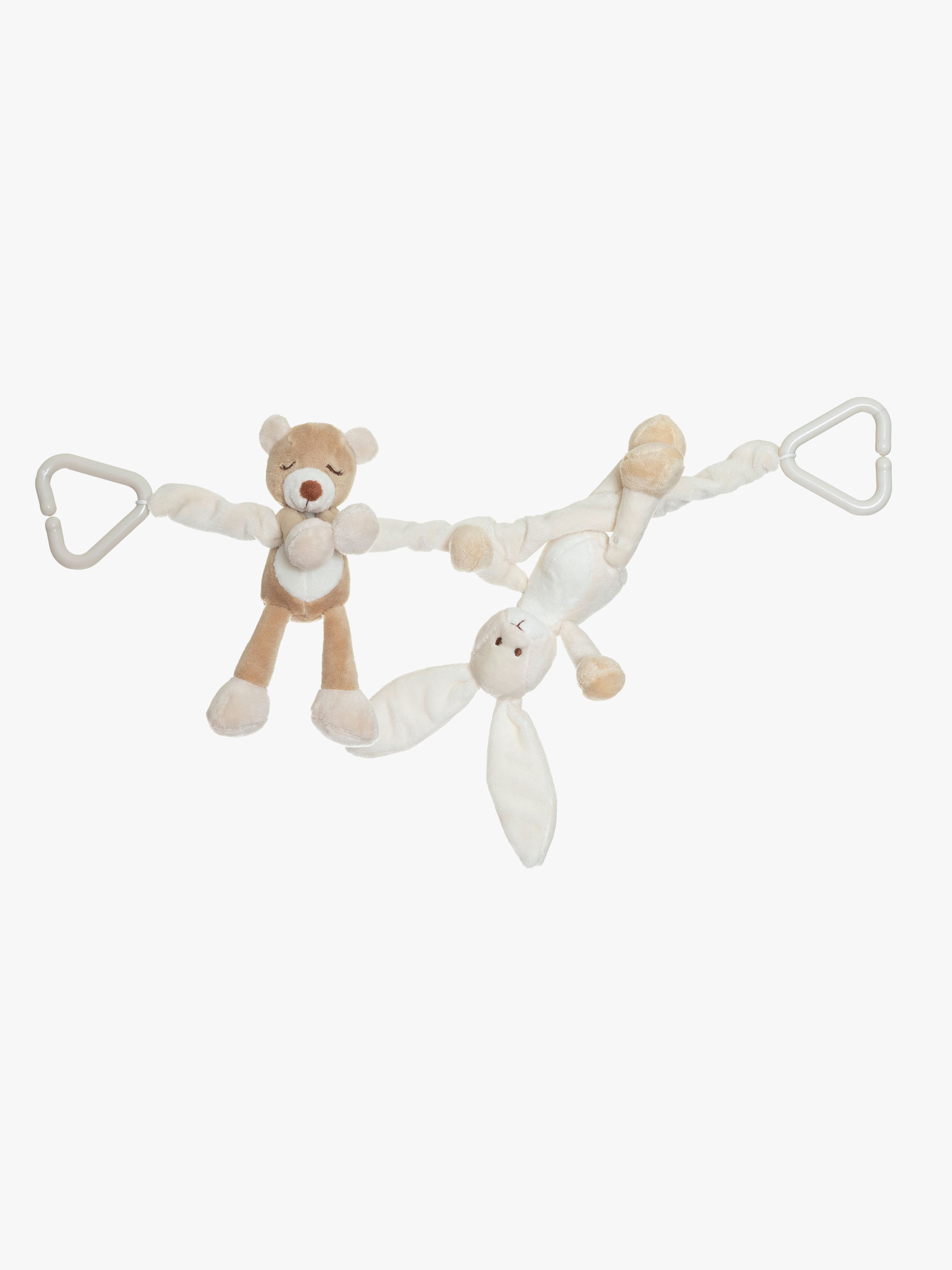 Diinglisar Kinderwagenanhänger Teddybär & Kaninchen