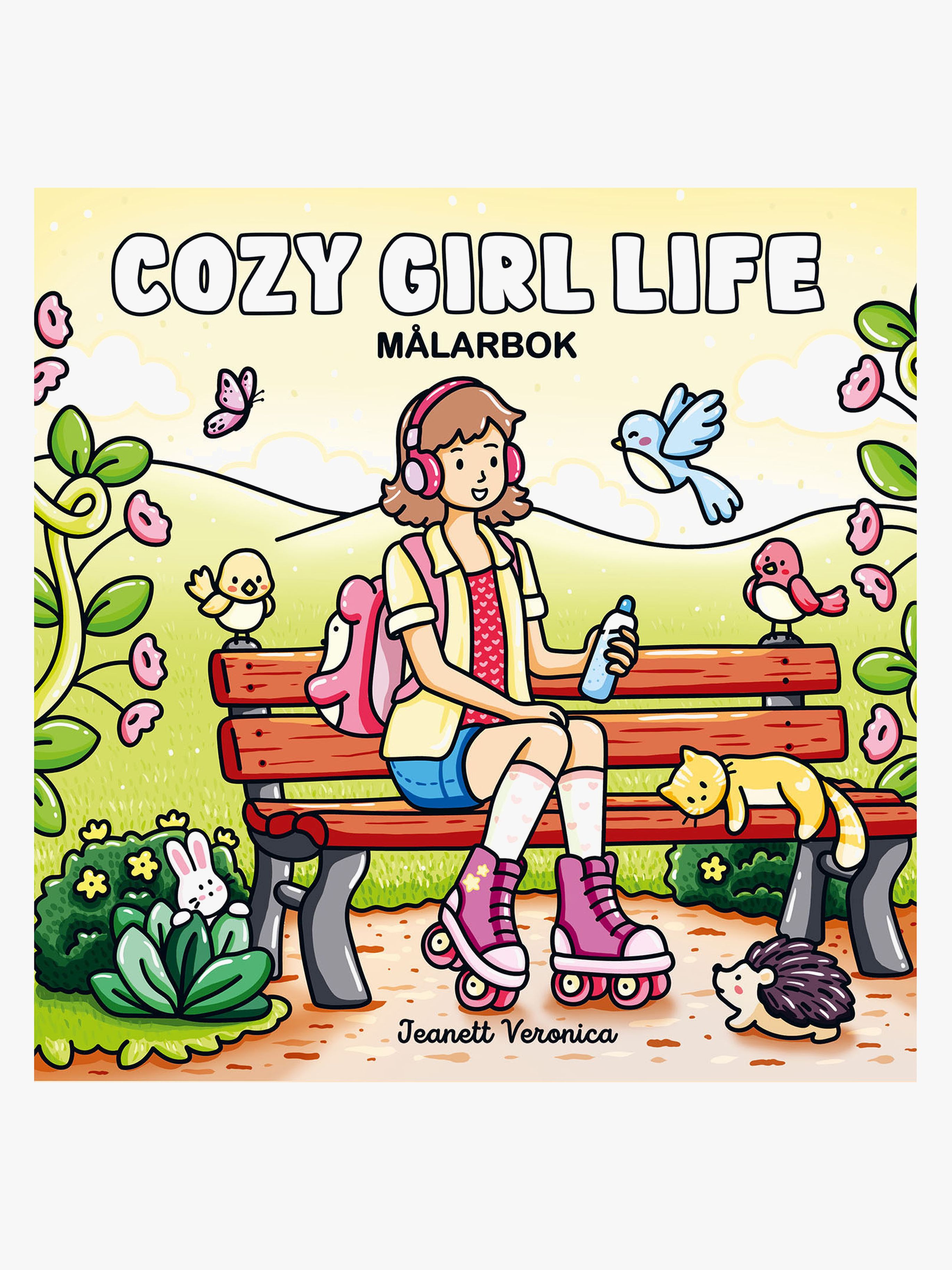 BokforlagetMaxStrom Cozy Girl Life Malbuch
