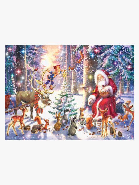 Ravensburger Puzzle Weihnachten im Wald, 100 Teile