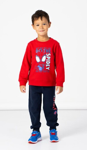 Spidey And His Amazing Friends Pulli & Hose Set, Rot/Blau