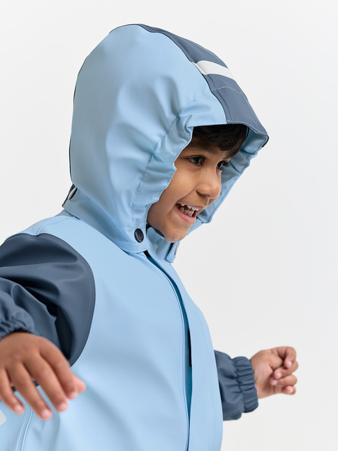 Didriksons Boardman Gefüttertes Regenset, Light Sea Blue