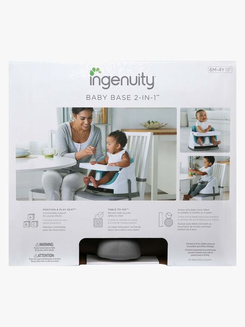 Ingenuity Baby Base 2-in-1 Sitz, Grey