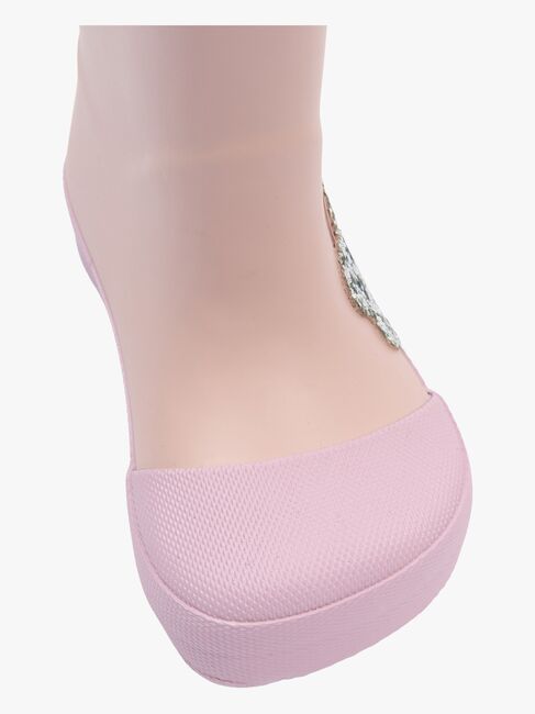 Mikk-Line Barefoot Rainbow Gummistiefel, Adobe Rose