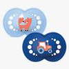 MAM Orginal Schnuller Silikon 2er-Pack 6-16m, Blau