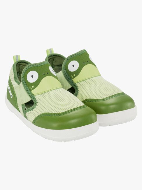 Viking Alv Paw Barefoot Sandalen, Light Green/Green