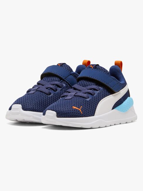 Puma Anzarun Lite AC Infant Sneaker, Blue Jewel/White