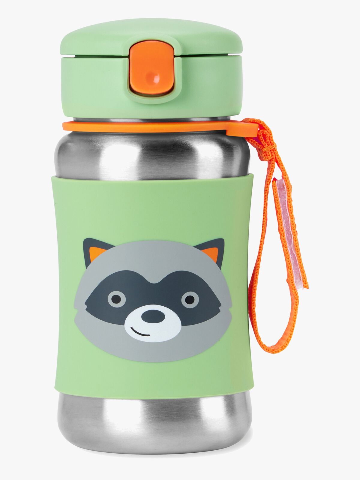 Skip Hop Zoo Sportflasche Waschbär, Grün