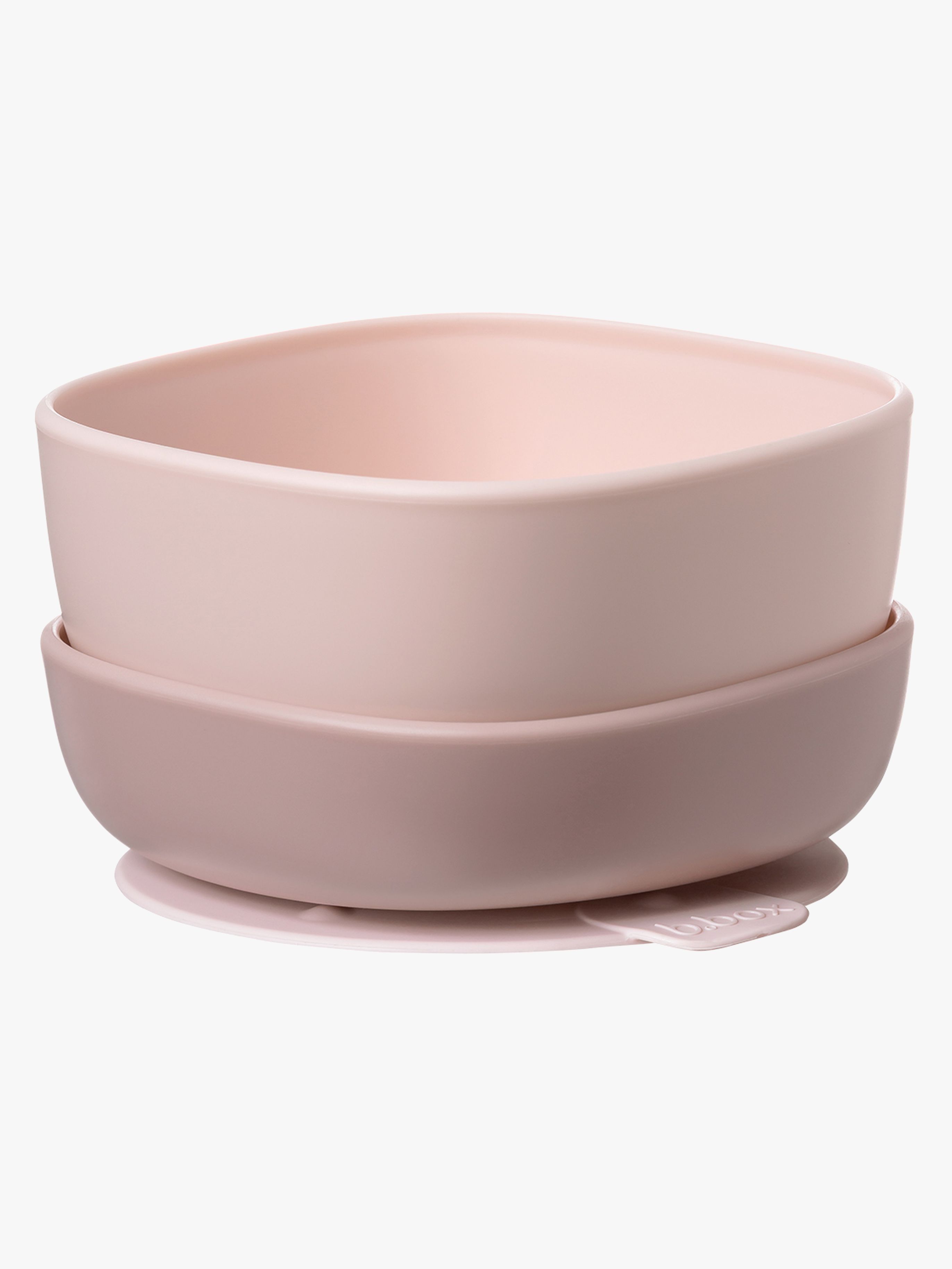 Schüsseln mit Saugnapf 2er-Pack, Blush