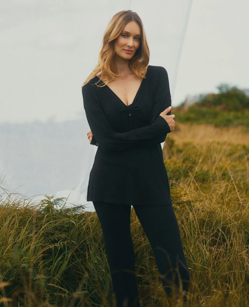 Cache Coeur LOUNA Umstandshose, Black