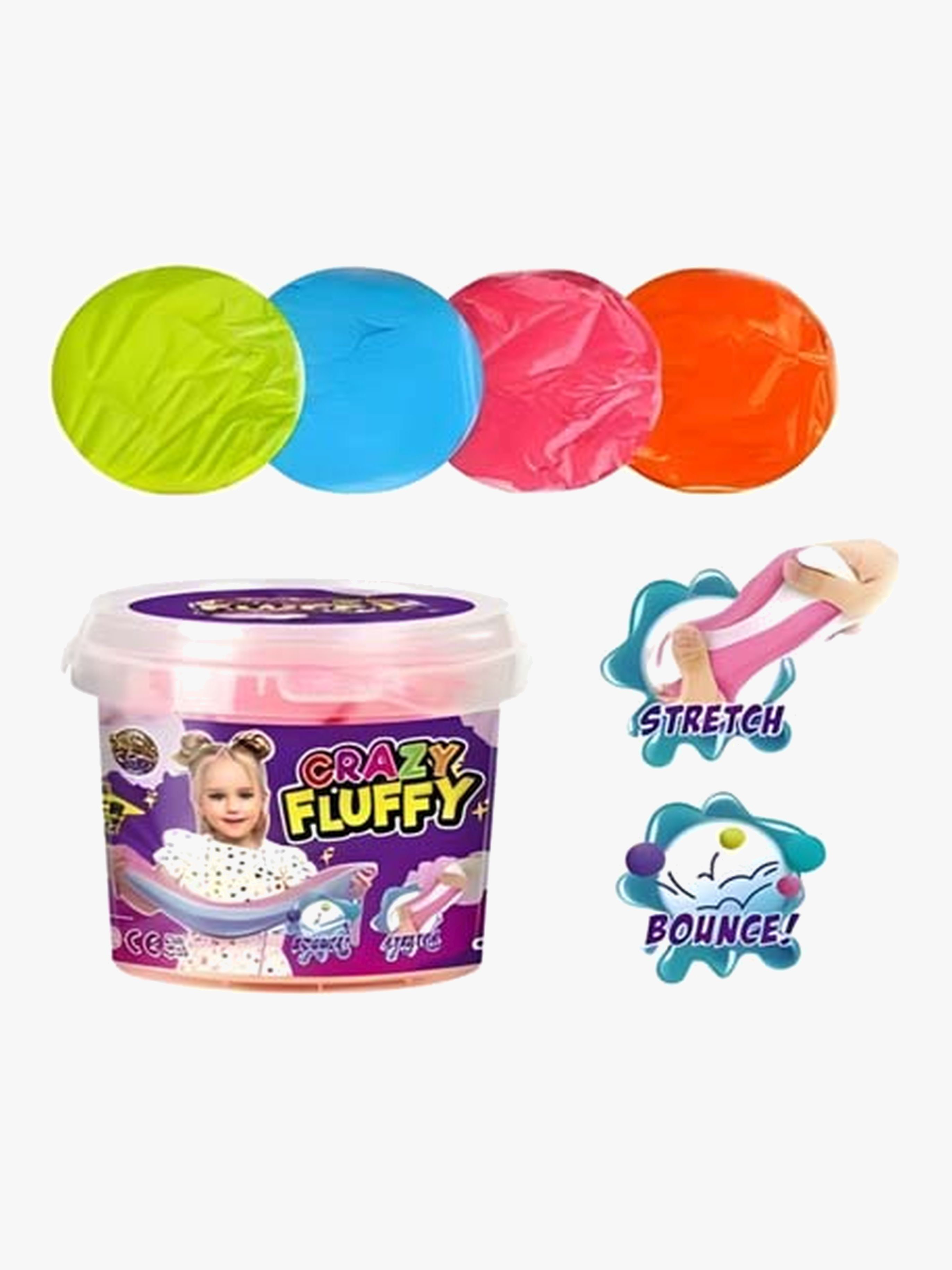 Crazy Fluffy Flummi-Knete 400g