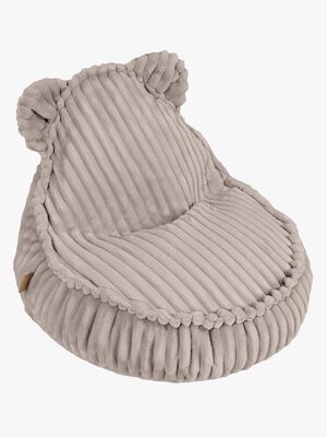 Meowbaby Churros Sitzsack Teddy, Pebble Beige