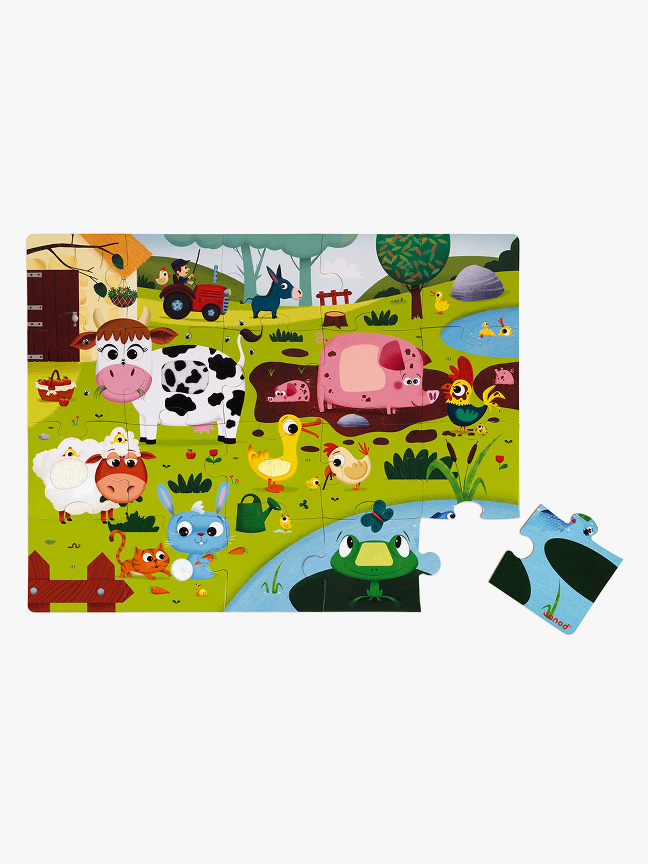 Tactile Puzzle Bauernhoftiere 20 Teile