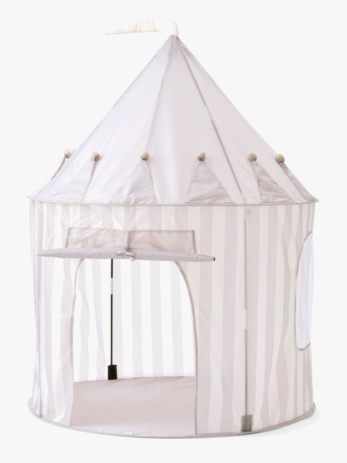 Kids Concept Gestreiftes Spielzelt, Grau