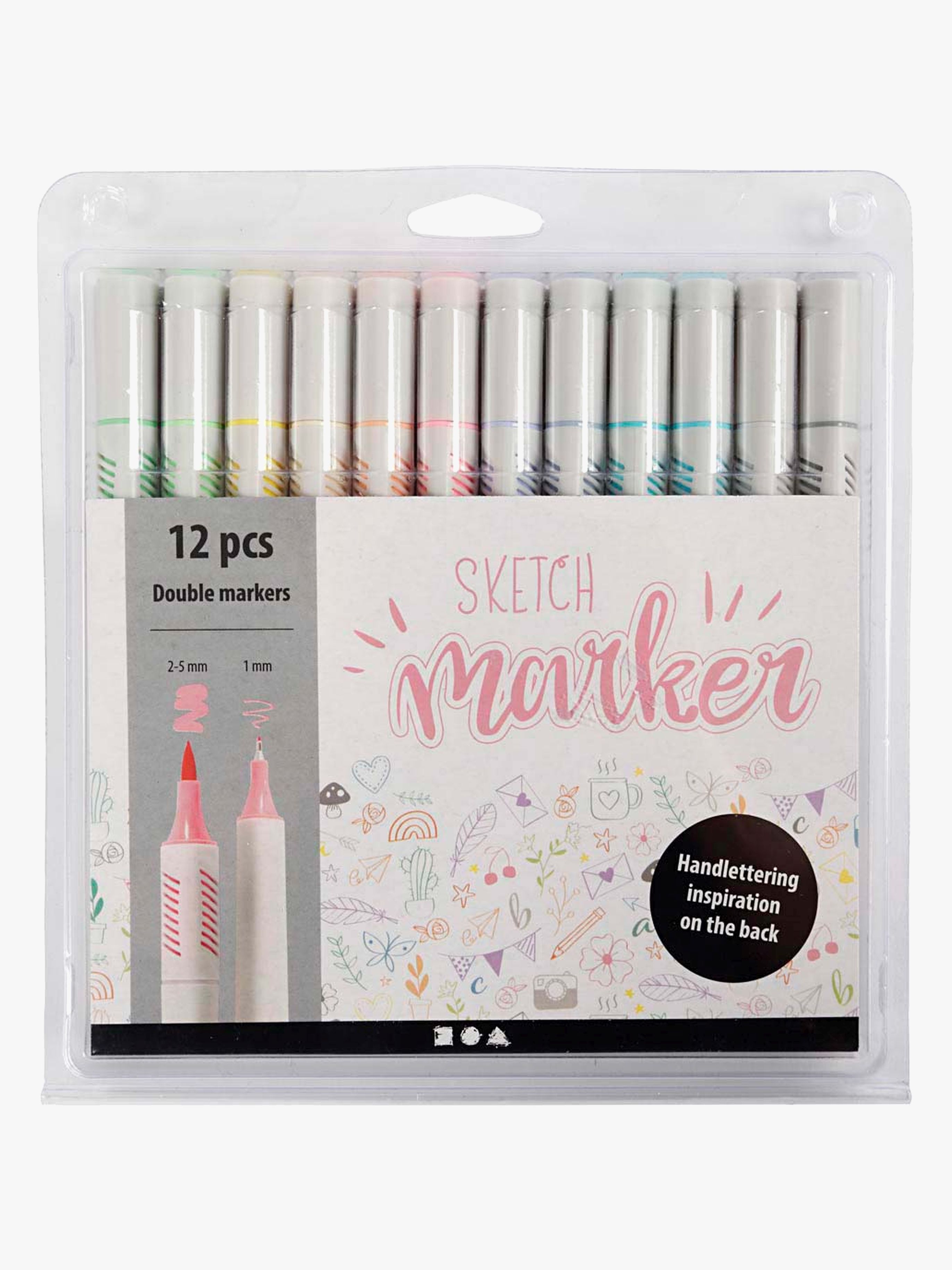 Sketch Marker Stifte Pastellfarben 12er-Pack