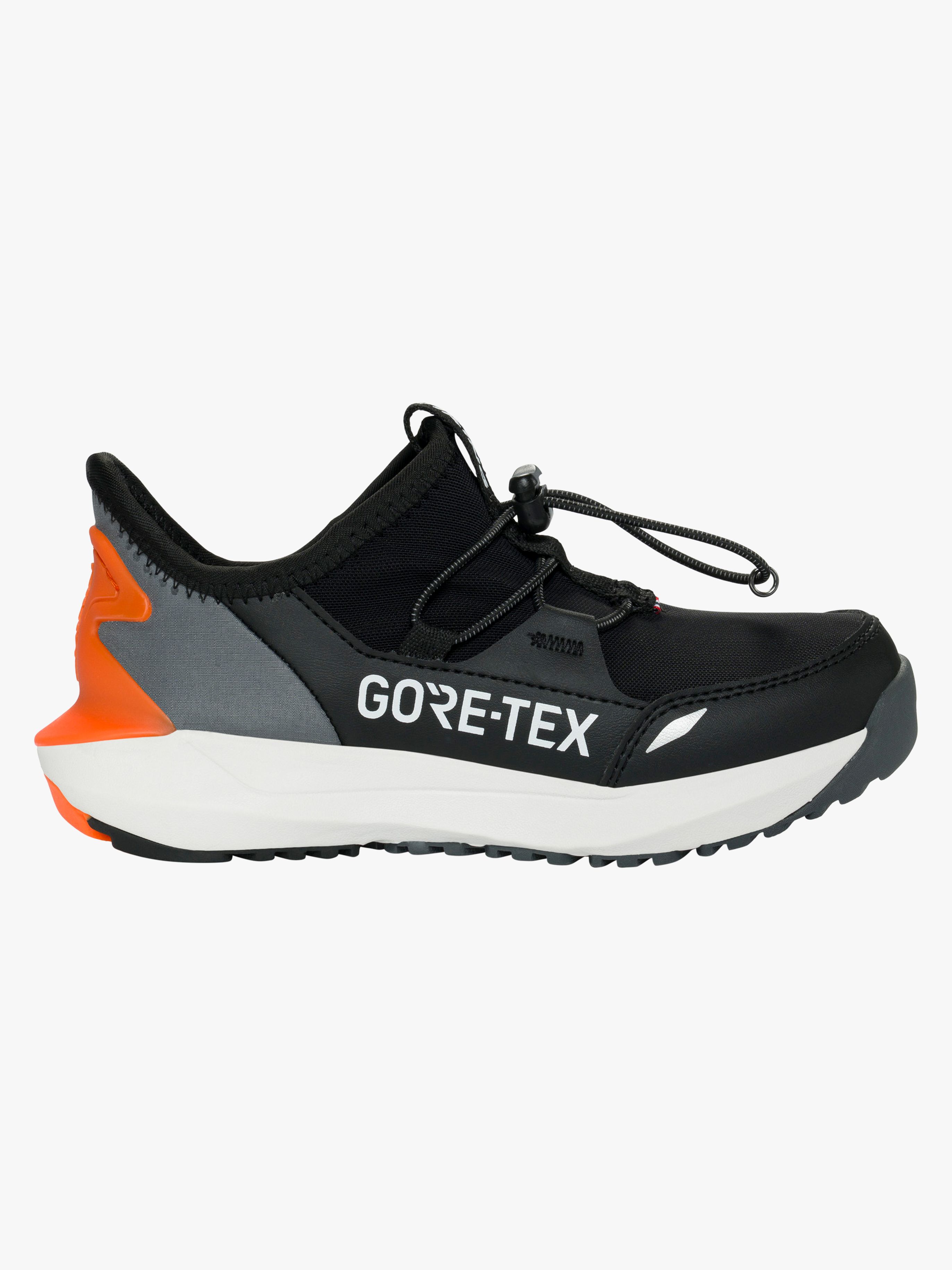 Viking QuickGo SL GTX Kinder Sneaker, Black/Orange, 26, Kinderschuhe