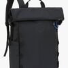 Lässig Outdoor Wickeltasche Rucksack mit Roll-Top-Öffnung, Black