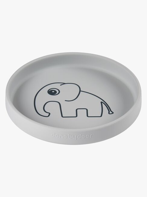 Done By Deer Silikonteller Elphee, Grey