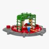 BRIO 33476 Lok-Drehscheibe Mit Kontrollbrücke