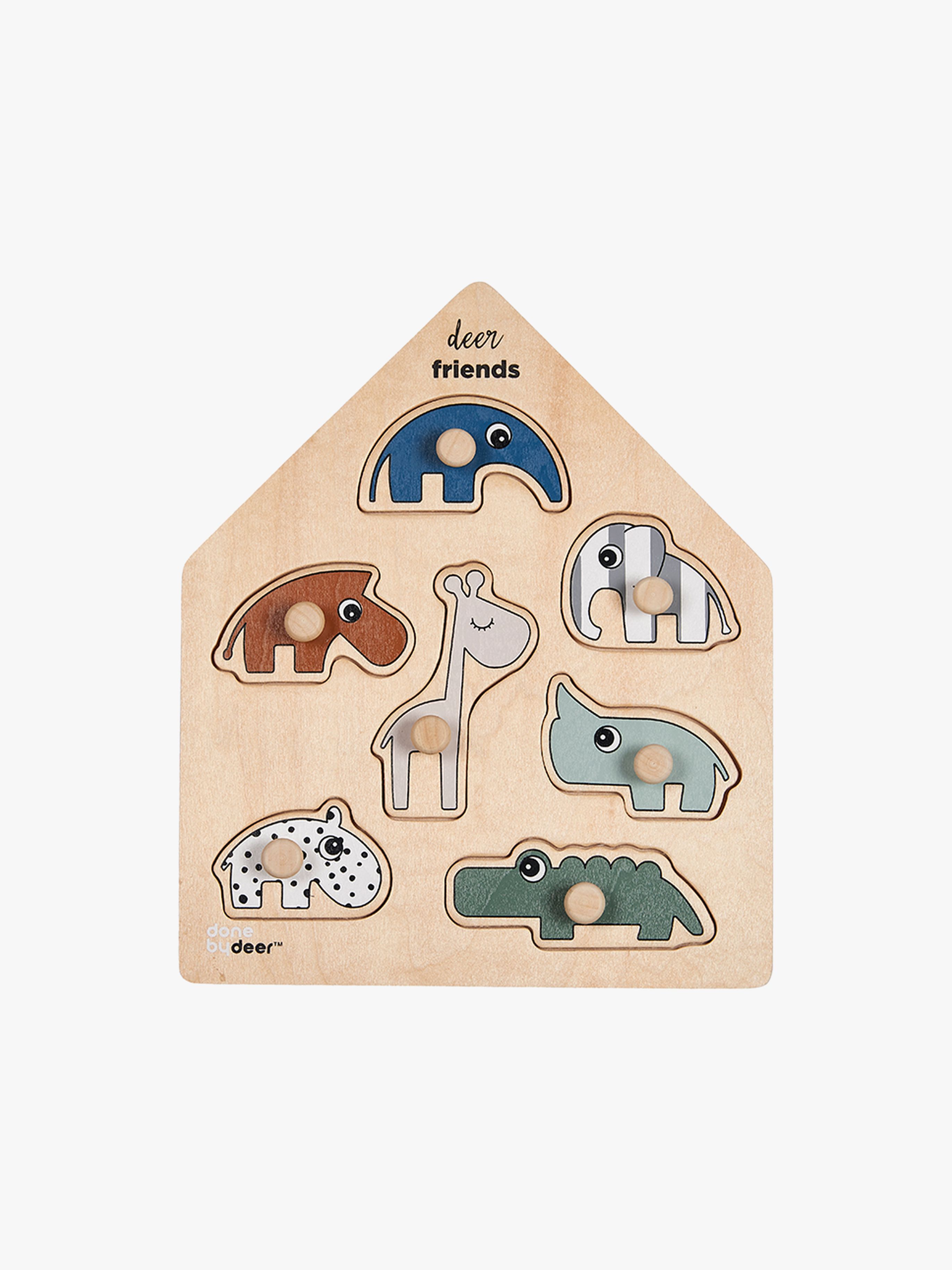 Friends Knopfpuzzle, Mehrfarbig