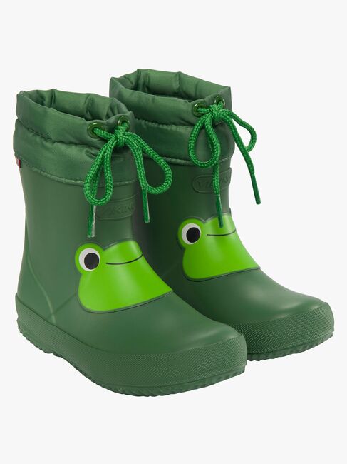 Viking Alv Indie Print Gummistiefel, Green