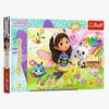 Trefl Gabbys Dollhouse Glitter Puzzle 100 Teile